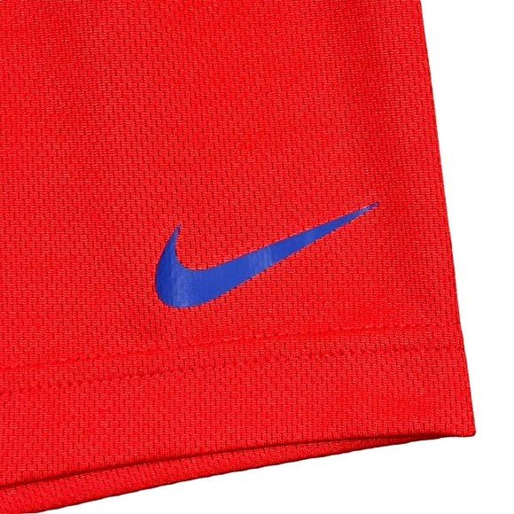 Nike Boys Sporty Logo Just Do it T-Shirt & Shorts Outfit Set Size 4 Blue/Red - Picture 8 of 13